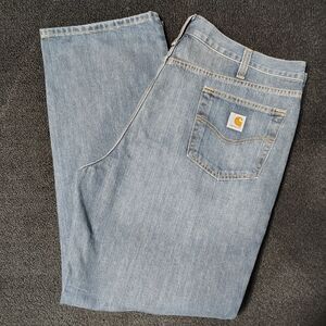 Carhartt Relaxed Fit Holter Jeans Medium Wash Denim Men's Size 42x32 NWT